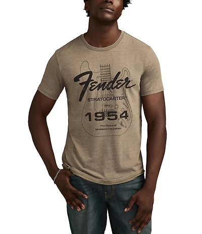Lucky Brand Fender Stratocaster Short Sleeve T-Shirt