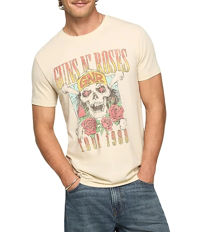 Lucky Brand Guns N' Roses Tour Short Sleeve T-Shirt