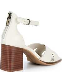 Lucky Brand Herrika Cross Band Block Heel Sandals