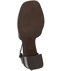 Lucky Brand Herrika Cross Band Block Heel Sandals