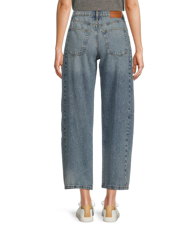 Lucky Brand High-Rise Ankle Length Barrel Wide Leg Jeans