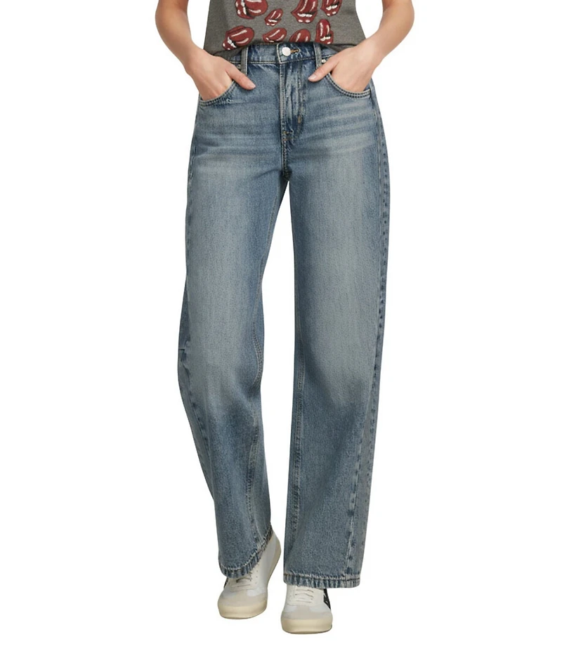 Lucky Brand High-Rise Ankle Length Barrel Wide Leg Jeans