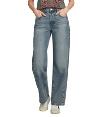 Lucky Brand High-Rise Ankle Length Barrel Wide Leg Jeans