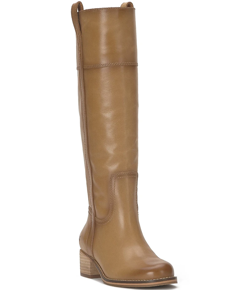 Lucky Brand Hybiscus Leather Tall Riding Boots