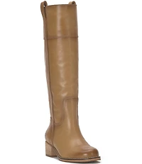 Lucky Brand Hybiscus Leather Tall Riding Boots