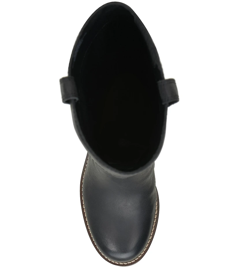 Lucky Brand Hybiscus Leather Tall Riding Boots