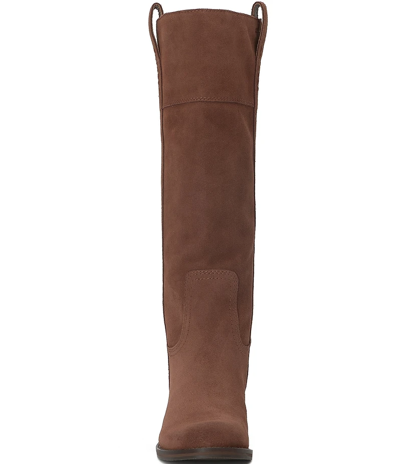 Lucky Brand Hybiscus Suede Tall Riding Boots
