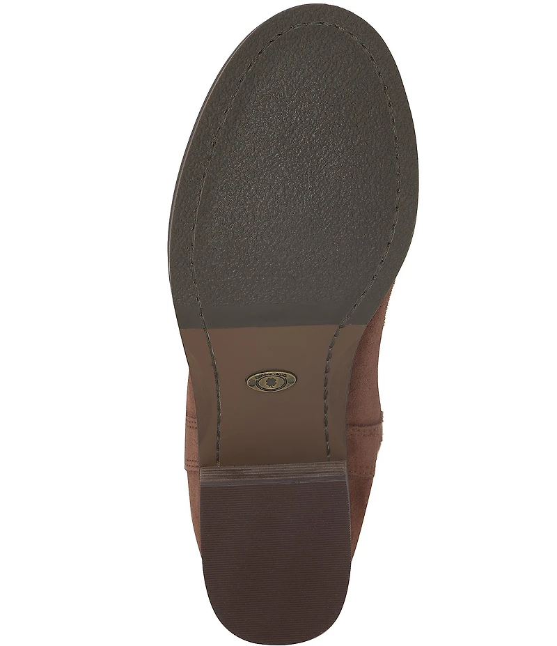 Lucky Brand Hybiscus Suede Tall Riding Boots