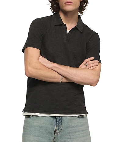 Lucky Brand Jacquard Slub Jersey Short Sleeve T-Shirt