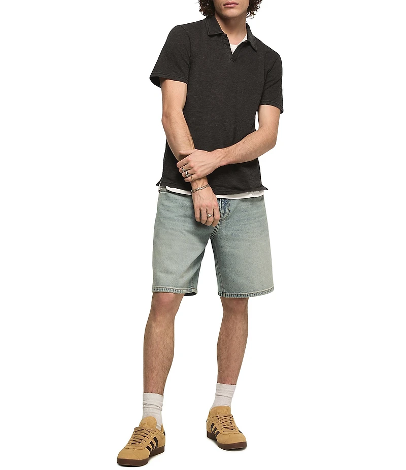 Lucky Brand Jacquard Slub Jersey Short Sleeve T-Shirt