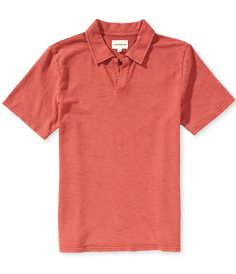 Lucky Brand Jacquard Slub Jersey Short Sleeve T-Shirt