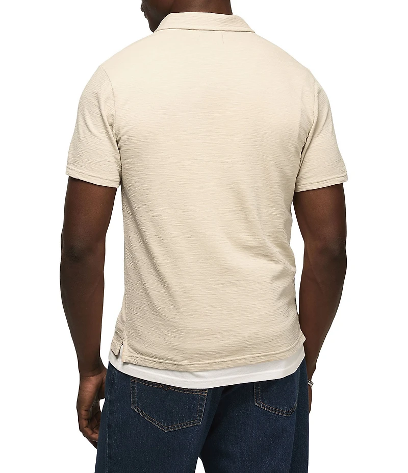 Lucky Brand Jacquard Slub Jersey Short Sleeve T-Shirt