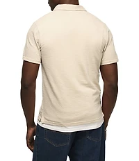 Lucky Brand Jacquard Slub Jersey Short Sleeve T-Shirt