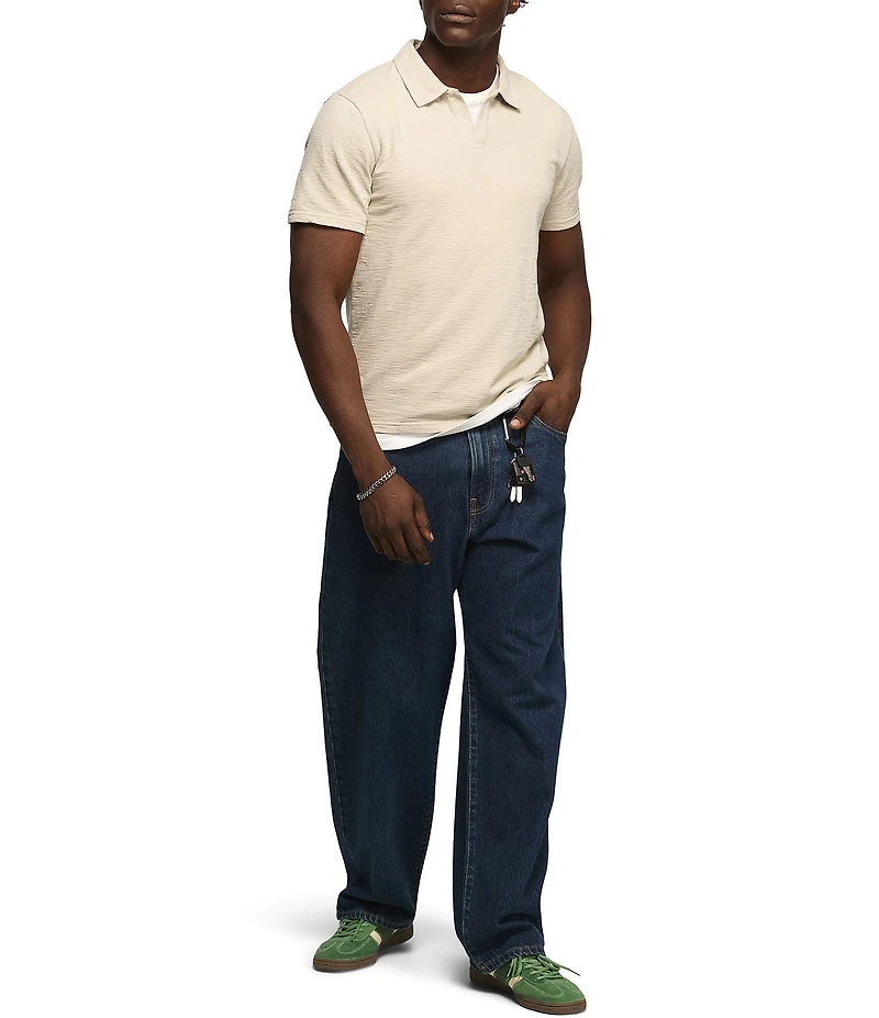 Lucky Brand Jacquard Slub Jersey Short Sleeve T-Shirt