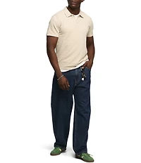 Lucky Brand Jacquard Slub Jersey Short Sleeve T-Shirt