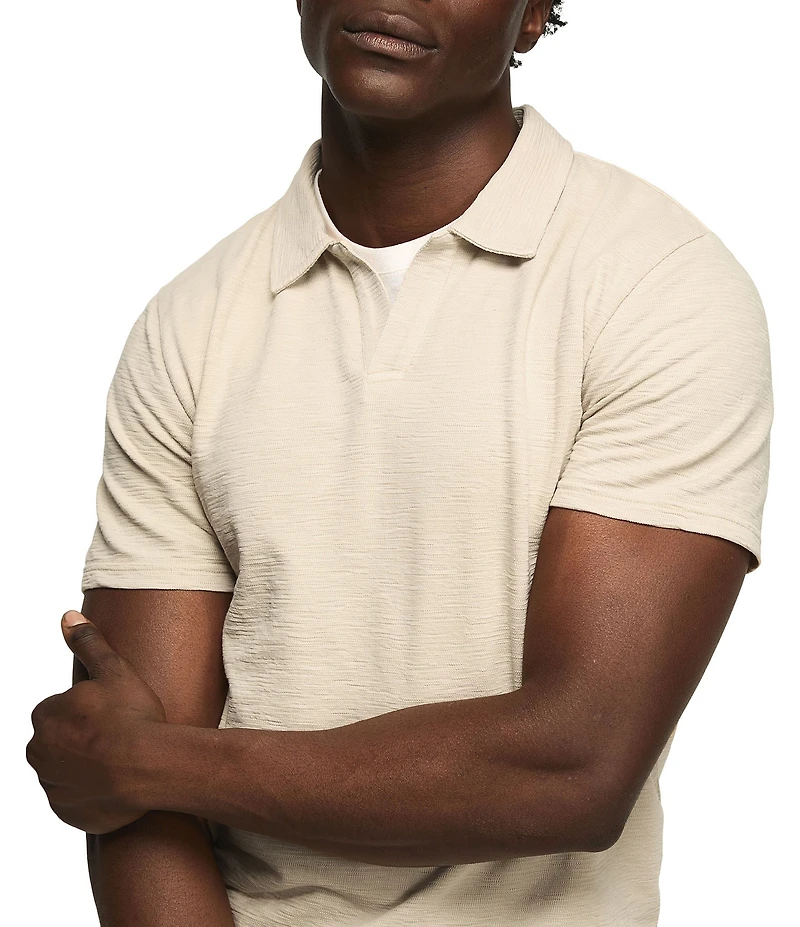 Lucky Brand Jacquard Slub Jersey Short Sleeve T-Shirt