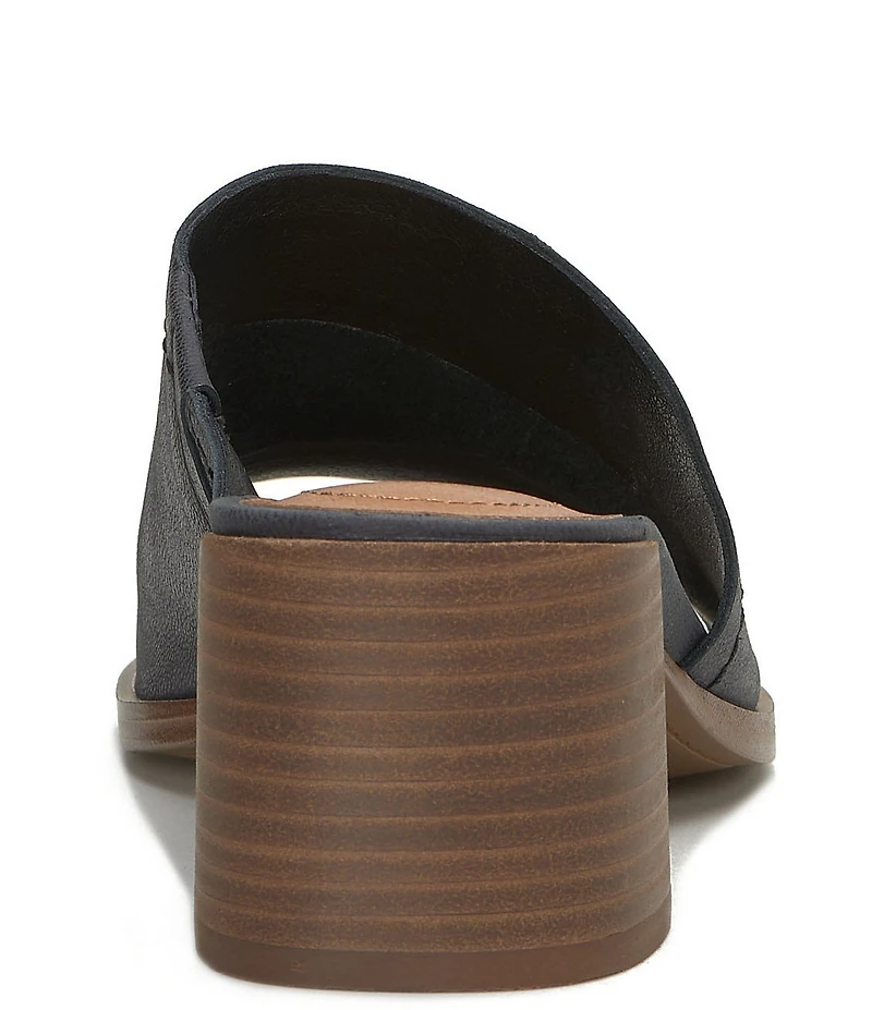 Lucky Brand Jamira Asymmetrical Leather Slide Sandals