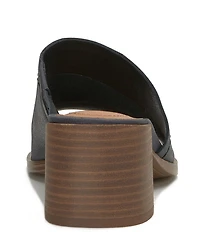 Lucky Brand Jamira Asymmetrical Leather Slide Sandals