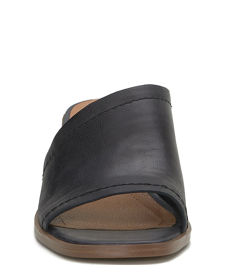 Lucky Brand Jamira Asymmetrical Leather Slide Sandals