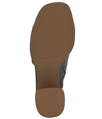 Lucky Brand Jamira Asymmetrical Leather Slide Sandals