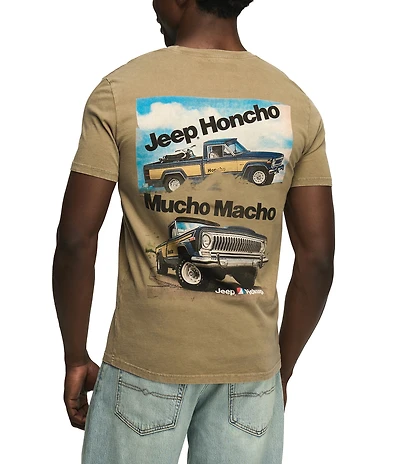 Lucky Brand Jeep Pickup Graphic Short Sleeve T-Shirt