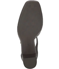 Lucky Brand Kanira Embossed Ankle Strap Pumps