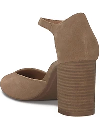 Lucky Brand Kanira Suede Ankle Strap Pumps
