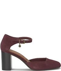 Lucky Brand Kanira Suede Ankle Strap Pumps