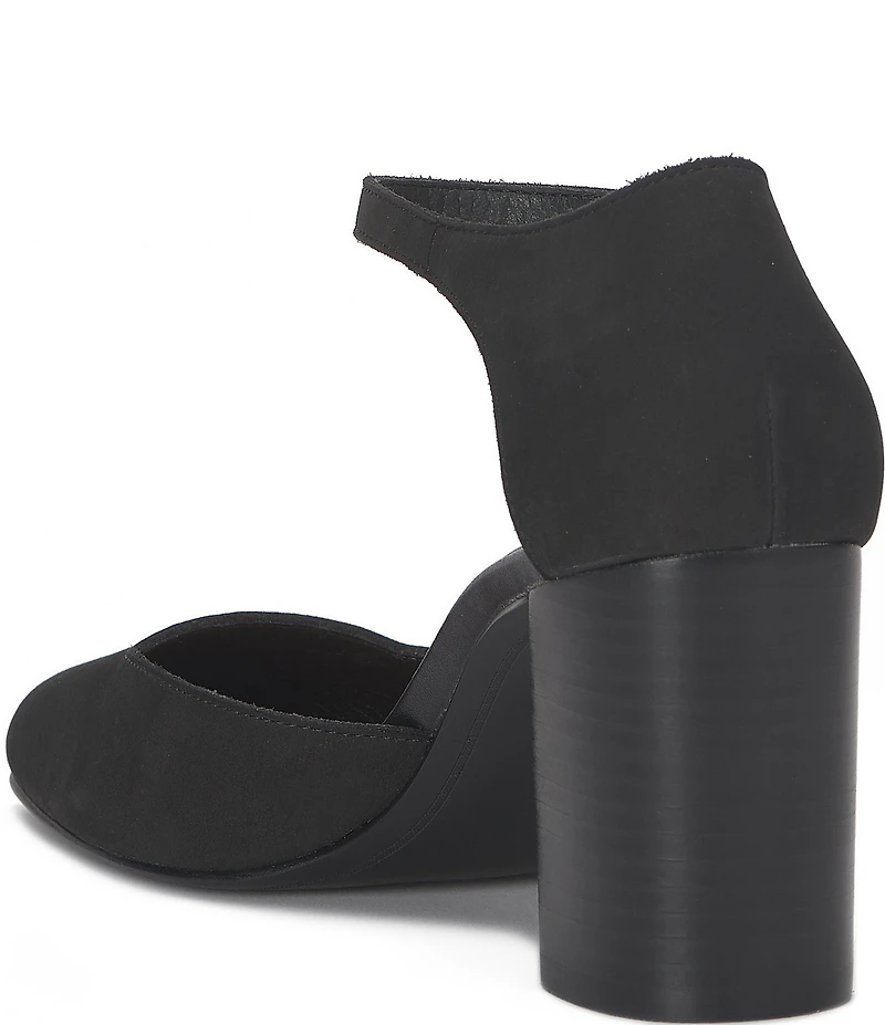 Lucky Brand Kanira Suede Ankle Strap Pumps