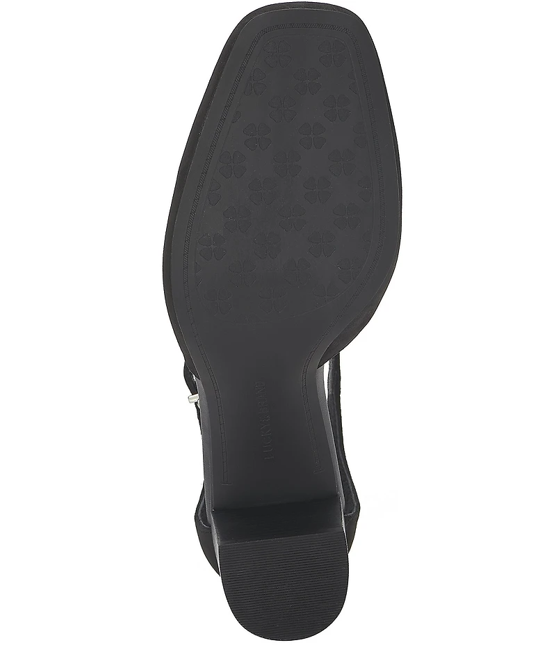 Lucky Brand Kanira Suede Ankle Strap Pumps