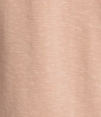 Lucky Brand Knit Notch Neck Short Sleeve Top