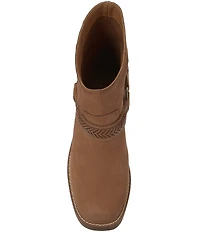 Lucky Brand Kujono Leather O-Ring Harness Hardware Boots