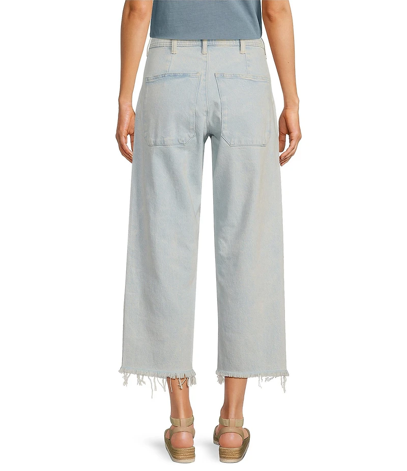 Lucky Brand Legend Stretch Denim High Rise Wide Leg Jeans