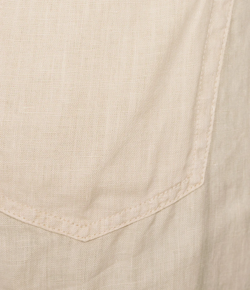 Lucky Brand Linen High Rise Wide Leg Jeans