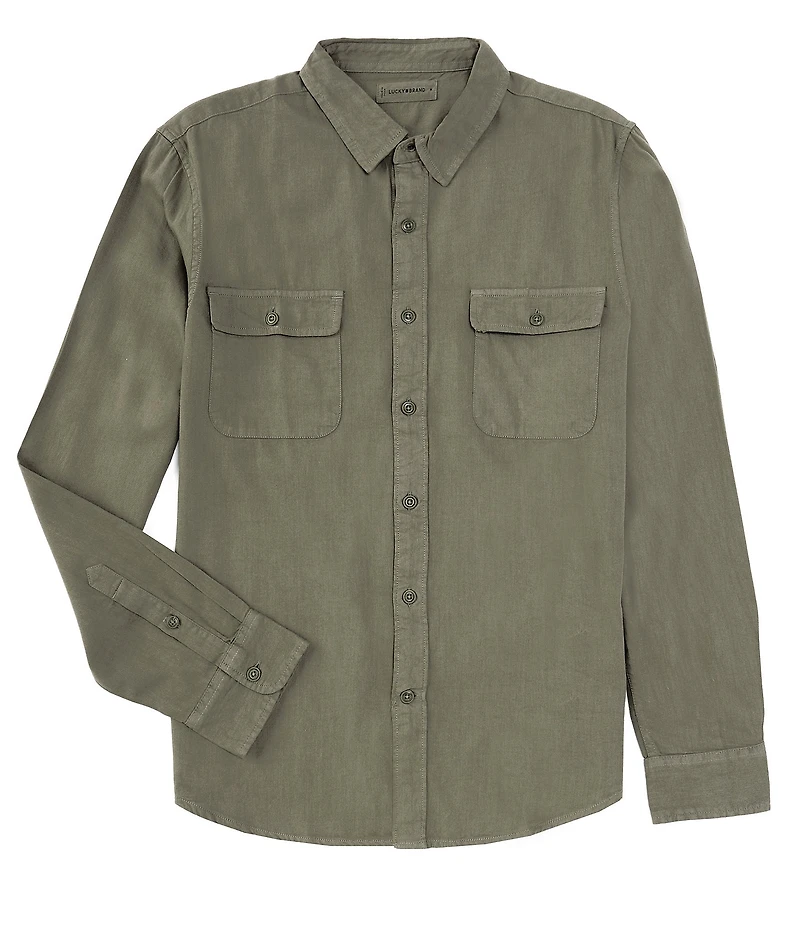 Lucky Brand Long Sleeve Lived-In Utility Shirt