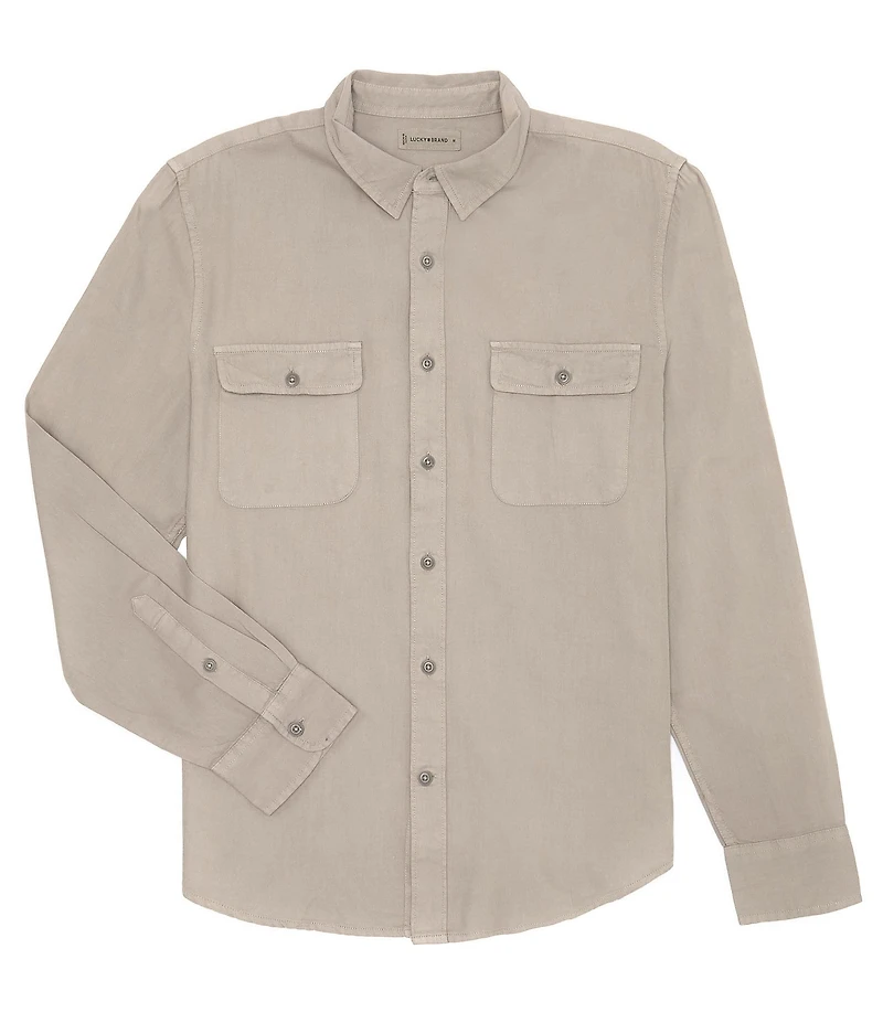 Lucky Brand Long Sleeve Lived-In Utility Shirt