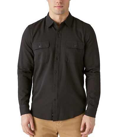 Lucky Brand Long Sleeve Lived-In Utility Shirt