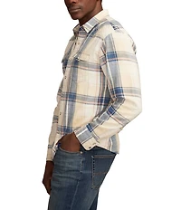 Lucky Brand Masa Long Sleeve Plaid Woven Western Shirt