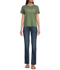 Lucky Brand Mid Rise Straight Leg Sweet Stretch Denim Jeans