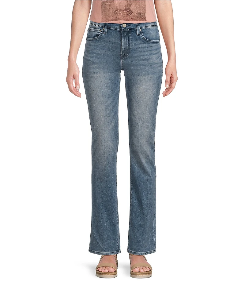 Lucky Brand Mid Rise Sweet Straight Leg Ankle Length Stretch Denim Jeans