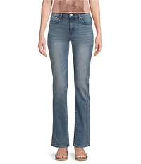 Lucky Brand Mid Rise Sweet Straight Leg Ankle Length Stretch Denim Jeans