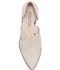 Lucky Brand Minnsy Leather Cut-Out Shooties