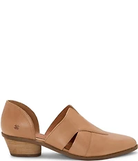 Lucky Brand Minnsy Leather Cut-Out Shooties