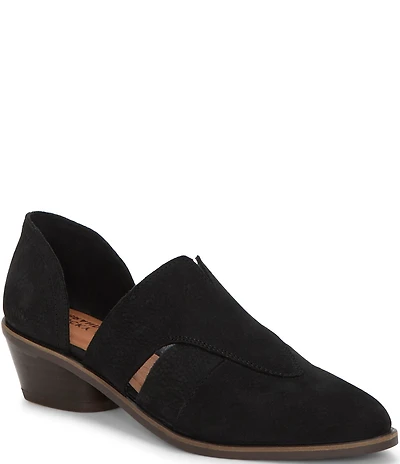 Lucky Brand Minnsy Suede Cutout Shooties