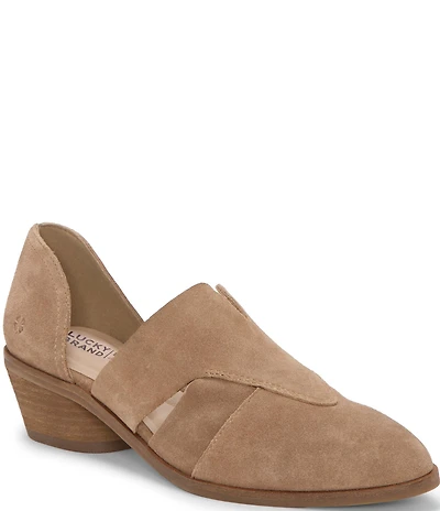 Lucky Brand Minnsy Suede Cutout Shooties