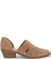 Lucky Brand Minnsy Suede Cutout Shooties
