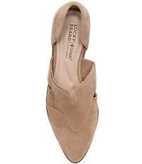 Lucky Brand Minnsy Suede Cutout Shooties