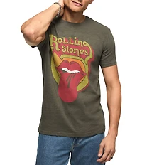 Lucky Brand Rolling Stones Tongue Short Sleeve T-Shirt