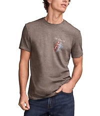 Lucky Brand Rolling Stones Tongue Short Sleeve T-Shirt