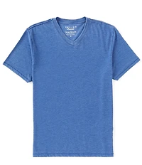 Lucky Brand Short Sleeve Burnout V-Neck T-Shirt